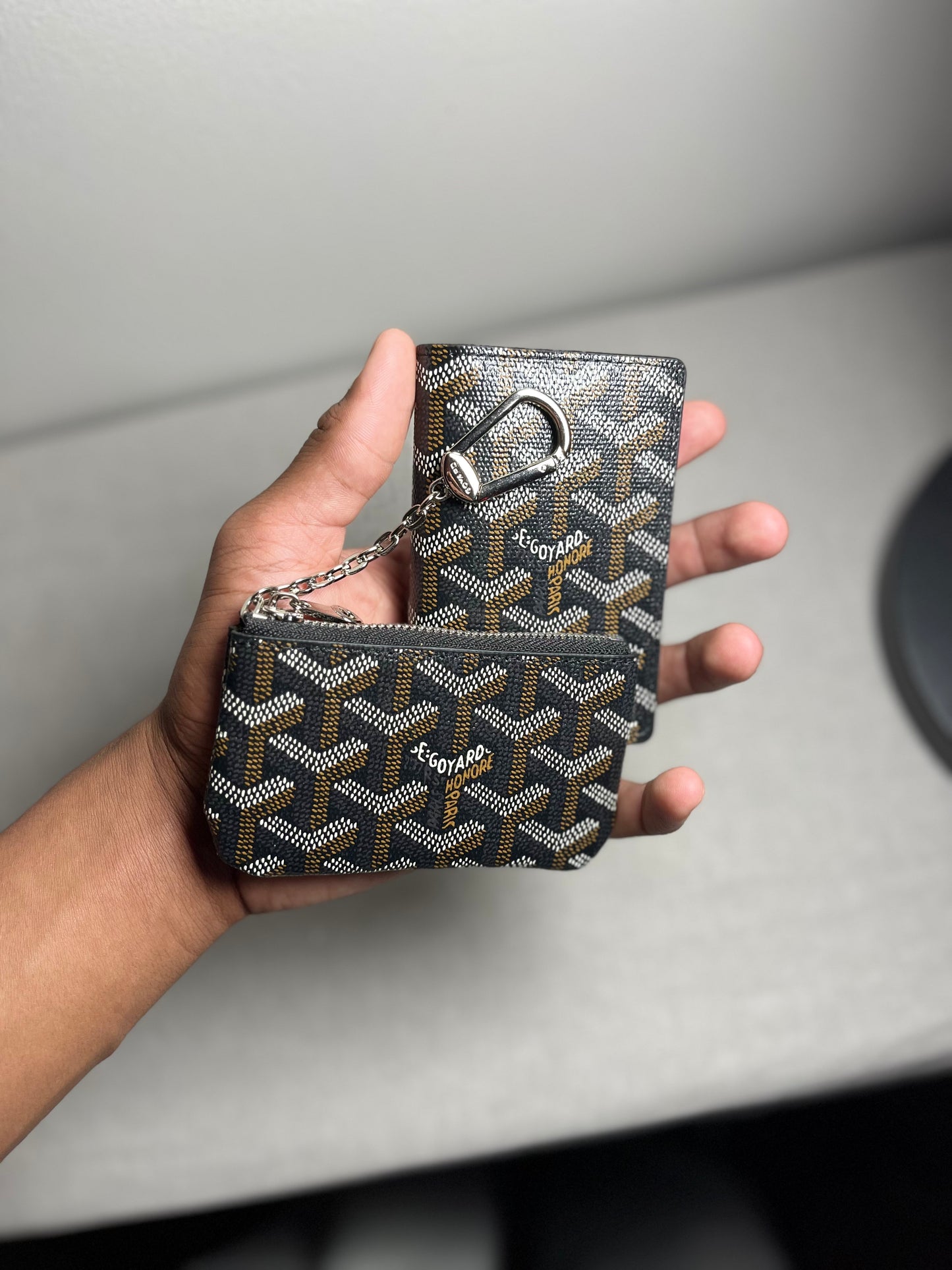 GOYARD WALLET & COIN POUCH