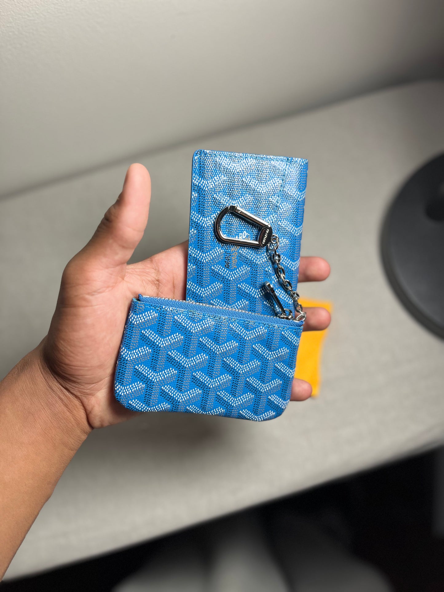 GOYARD WALLET & COIN POUCH