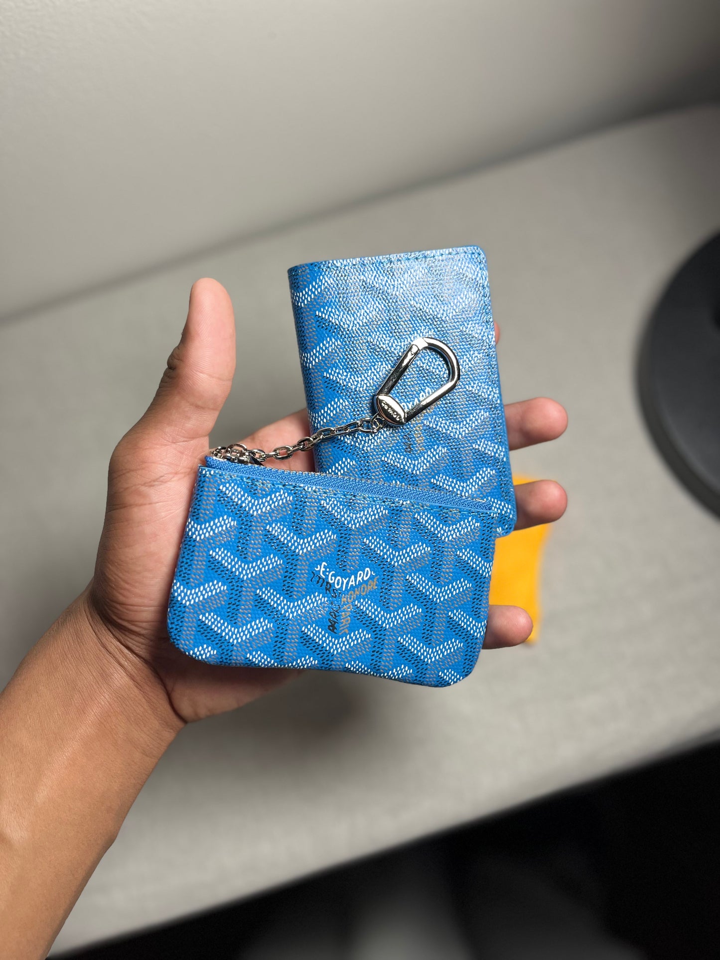 GOYARD WALLET & COIN POUCH